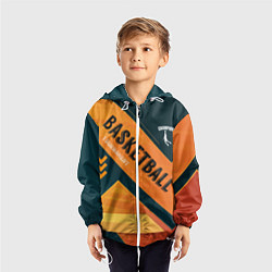 Ветровка с капюшоном детская Basketball Champion, цвет: 3D-белый — фото 2