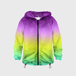 Детская ветровка Multicolored Ombre gradient