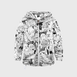 Ветровка с капюшоном детская Spy Family Heh Семья Шпиона Анечка Фоджер, цвет: 3D-белый