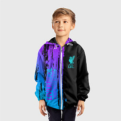 Ветровка с капюшоном детская Liverpool FC sport, цвет: 3D-белый — фото 2