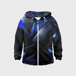 Детская ветровка Blue black background