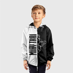 Ветровка с капюшоном детская Muay-Thai, цвет: 3D-белый — фото 2