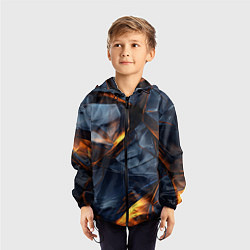 Ветровка с капюшоном детская Нестандартный порядок, цвет: 3D-черный — фото 2