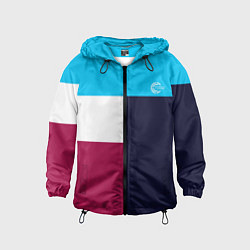 Ветровка с капюшоном детская FIRM как в 90х, цвет: 3D-черный