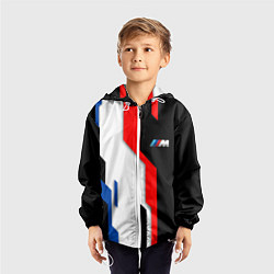 Ветровка с капюшоном детская BMW - униформа, цвет: 3D-белый — фото 2