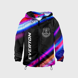 Ветровка с капюшоном детская Everton speed game lights, цвет: 3D-черный
