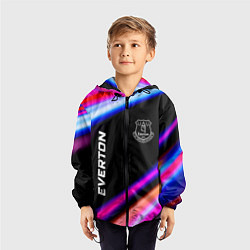 Ветровка с капюшоном детская Everton speed game lights, цвет: 3D-черный — фото 2
