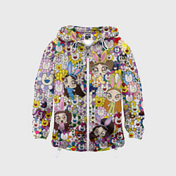 Детская ветровка Right now NewJeans and Takashi Murakami