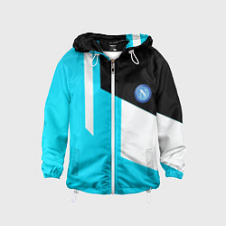 Ветровка с капюшоном детская Napoli geometry fc, цвет: 3D-белый