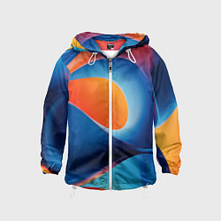 Детская ветровка Абстрактный геометрический градиент