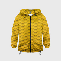 Ветровка с капюшоном детская Улей, цвет: 3D-черный