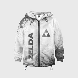 Ветровка с капюшоном детская Zelda - white gradient вертикально, цвет: 3D-черный