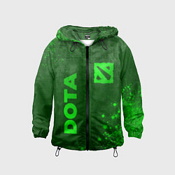 Детская ветровка Dota - green gradient вертикально