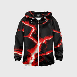 Ветровка с капюшоном детская The rift, цвет: 3D-белый