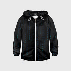 Детская ветровка Color black blue