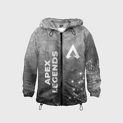 Ветровка с капюшоном детская Apex Legends - grey gradient вертикально, цвет: 3D-черный