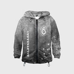 Детская ветровка Galatasaray - grey gradient вертикально