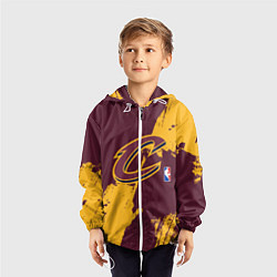 Ветровка с капюшоном детская Cleveland Cavaliers NBA team, цвет: 3D-белый — фото 2
