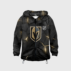 Ветровка с капюшоном детская Вегас Голден Найтс - НХЛ хоккей, цвет: 3D-черный