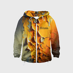 Ветровка с капюшоном детская Peeling plaster - Milano, цвет: 3D-белый