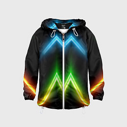 Детская ветровка Neon multicolored lines