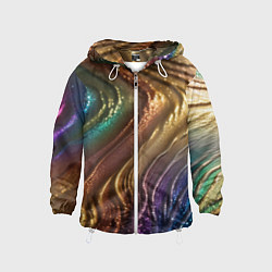 Детская ветровка Сморщенные складочки жидкости