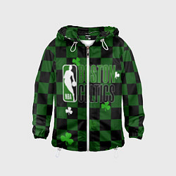 Ветровка с капюшоном детская NBA Boston Celtics, цвет: 3D-белый