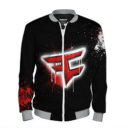 Бомбер мужской FaZe Clan: Black collection, цвет: 3D-меланж