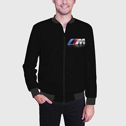 Бомбер мужской BMW motorsport, цвет: 3D-черный — фото 2