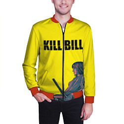 Бомбер мужской Kill Bill, цвет: 3D-красный — фото 2