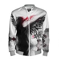 Бомбер мужской Dead by April: Black angel, цвет: 3D-меланж