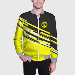 Бомбер мужской Borussia FC: Sport Line 2018, цвет: 3D-меланж — фото 2