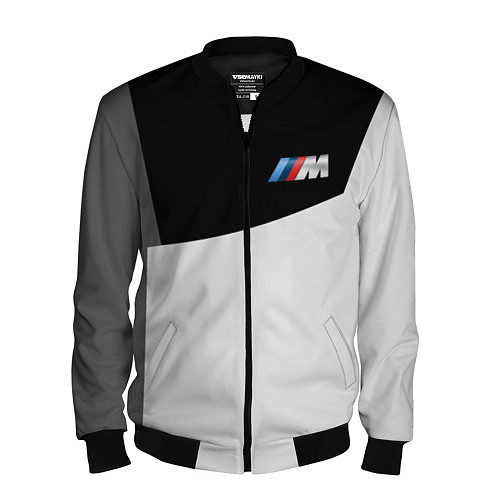 Мужской бомбер BMW SportWear / 3D-Черный – фото 1