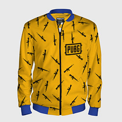 Бомбер мужской PUBG: Yellow Weapon, цвет: 3D-синий