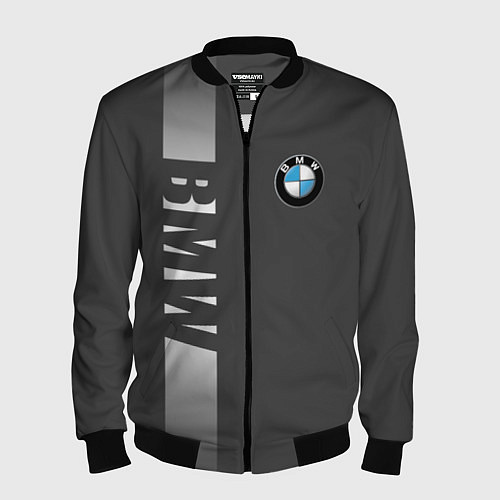 Мужской бомбер BMW SPORT / 3D-Черный – фото 1