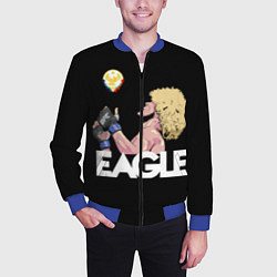Бомбер мужской Eagle Khabib, цвет: 3D-синий — фото 2