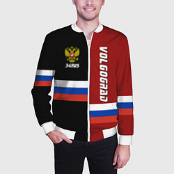 Бомбер мужской Volgograd, Russia, цвет: 3D-белый — фото 2