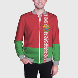 Бомбер мужской Беларусь, цвет: 3D-меланж — фото 2