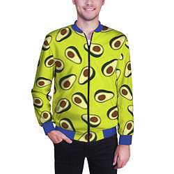 Бомбер мужской Стиль авокадо, цвет: 3D-синий — фото 2