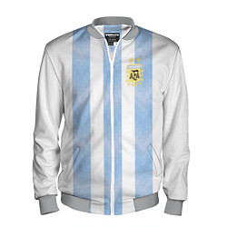 Бомбер мужской Сборная Аргентины, цвет: 3D-меланж