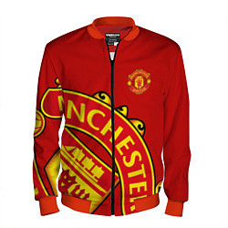 Бомбер мужской FC Man United: Red Exclusive, цвет: 3D-красный