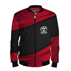 Бомбер мужской Toyota: Red Sport, цвет: 3D-черный