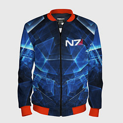 Бомбер мужской Mass Effect: Blue Armor N7, цвет: 3D-красный