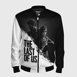 Бомбер мужской The Last of Us: White & Black, цвет: 3D-черный
