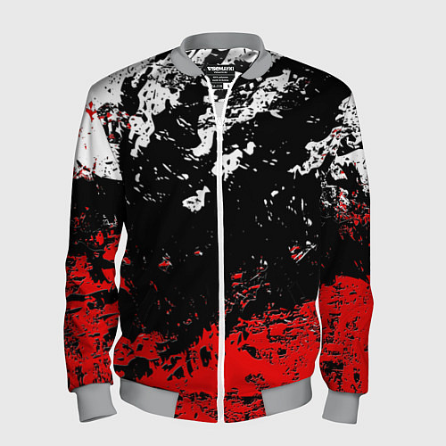 Мужской бомбер Брызги красок / 3D-Меланж – фото 1