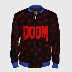 Мужской бомбер DOOM: Hellish signs