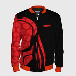 Бомбер мужской Predator: Red Light, цвет: 3D-красный