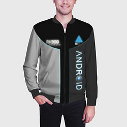 Бомбер мужской Detroit: Android RK900, цвет: 3D-черный — фото 2
