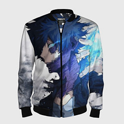 Бомбер мужской Академия героев - Даби, цвет: 3D-черный