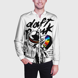 Бомбер мужской Daft Punk: Our work is never over, цвет: 3D-белый — фото 2